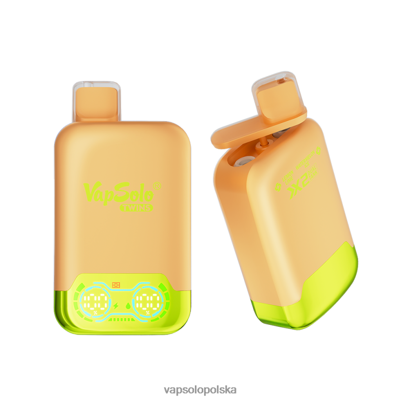 VapSolo Polska - lód cytrynowo-limonkowy i arbuzowy VapSolo TWINS jednorazowy waporyzator L4RX8V29