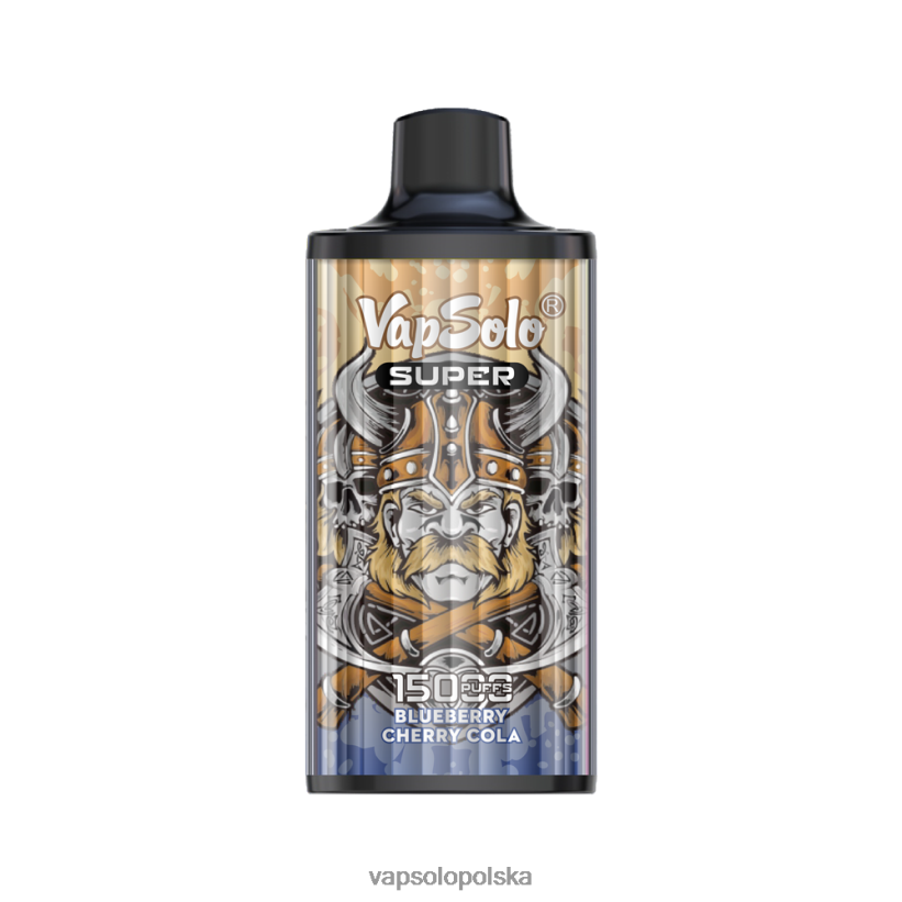 VapSolo Polska - cola jagodowo-wiśniowa VapSolo SUPER jednorazowy waporyzator L4RX8V15